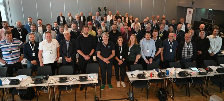 Delegates and staff on The Norwegian Union of Marine Engineers (NUME) 39th Congress Tromsø 6 - 7 September 2022 