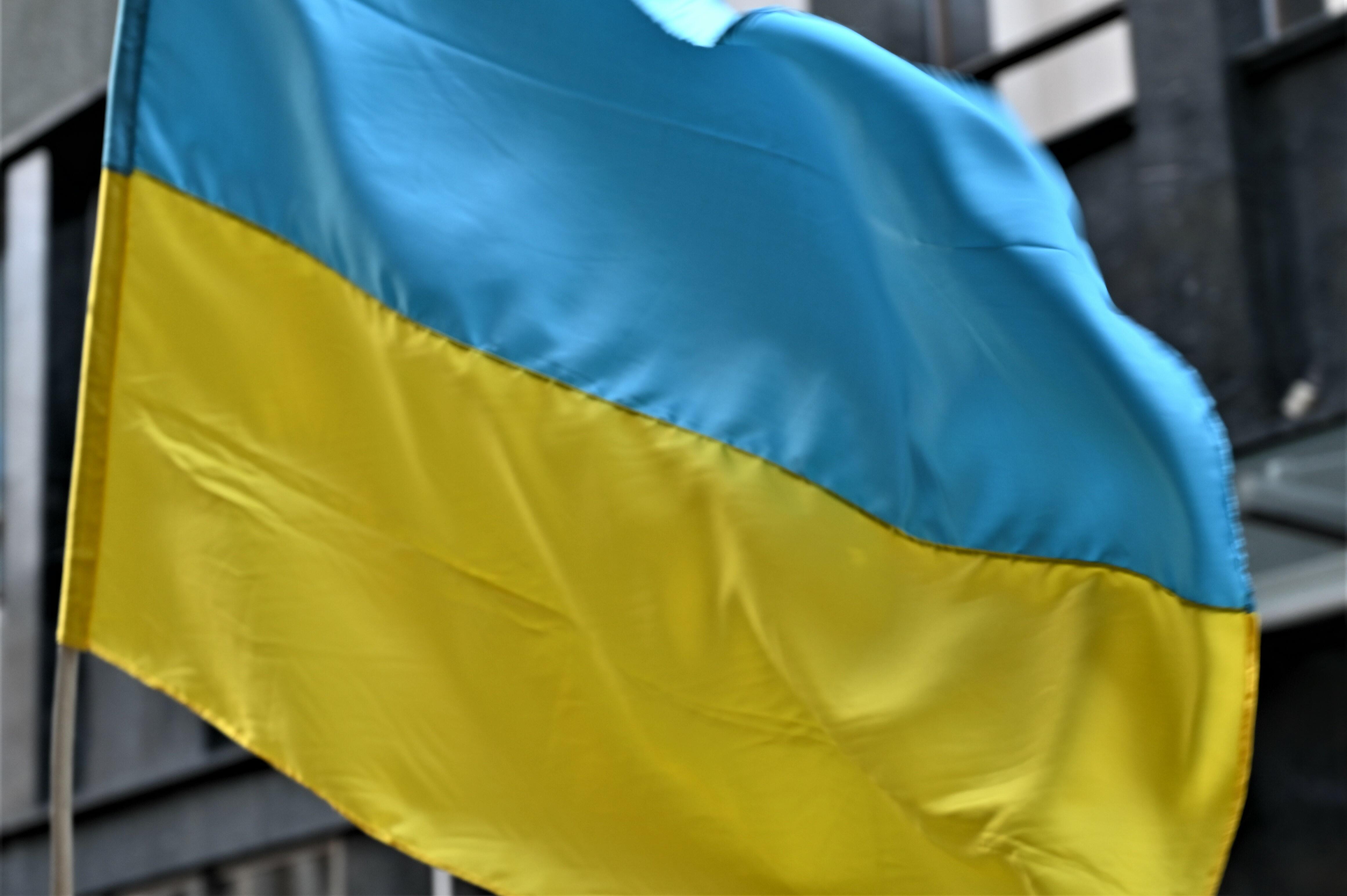Ukraina-flagg